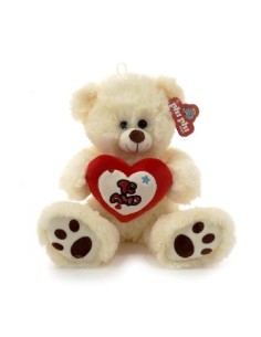 Osos 24cm Sentado C/corazon Patas Con Marca 4118 Phi Phi (e)