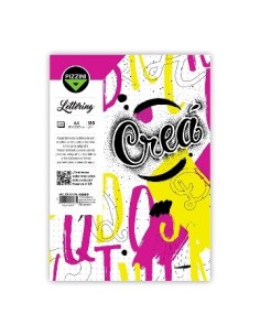 Block Dibujo A5 Lettering 30hjs 180grs Pbletx30e Pz01 (b1)