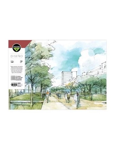 Block Dibujo A4 Liso 30hjs 150grs Pbdisx30a Pz01