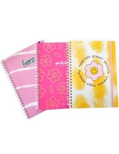 Cuaderno Univ 80hj T/dura Ray C/elast. Ftasia Surt.  Fw (b5)