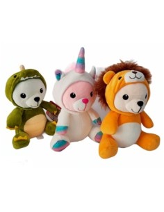 Animales 20cm C/capucha 80038/13661/13659 Wd02