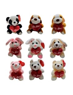 Animales 17 5cm C/corazon Te Amo/te Quiero P/colgar 1h/43027-12 Wd02 (e)