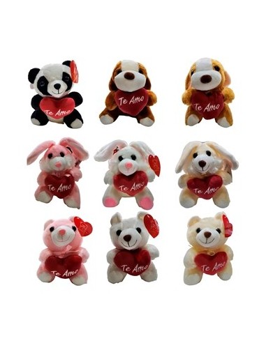 Animales 17 5cm C/corazon Te Amo/te Quiero P/colgar 1h/43027-12 Wd02 (e)