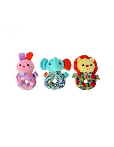 Sonajero 18cm Animales Surt. 58513-57957-55456- 57326-58510 Wd02