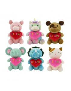 Animales 25cm C/corazon Te Amo 62885 Wd02 (e)