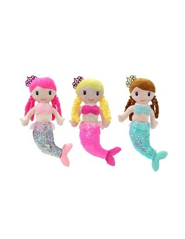 Sirena 37cm Lentejuelas/brillo 80661 80187sequin Wt409b Wd02