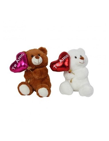 Oso 25cm C/globo Corazon 42048/43027 Wd02 (e)
