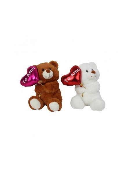 Oso 25cm C/globo Corazon 42048/43027 Wd02 (e)