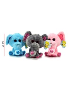Peluche 28 Cm. Elefante Colores C7801 Win03