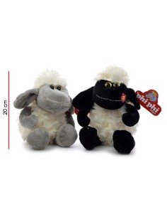 Oveja 20cm C/flor Negra/gris 3805 Phi Phi