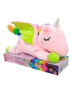 Juliana Unicornio 33cm C/luz Celeste/rosa/blanco Sisjul081/082/083 Jyj02