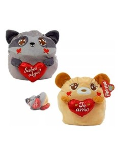 Animales 23cm Reversible C/corazon Te Amo 2725 Phi Phi (e)