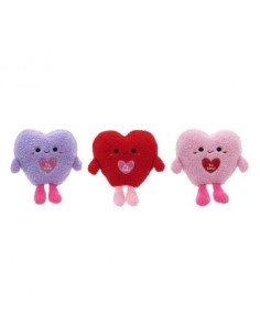 Corazon 22cm Sentado Peludo C/corazon Te Amo Col. Surt 840987 Wd02 (e)