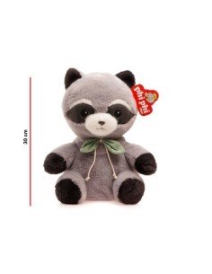 Animales 30cm Mapache Zorro Vaca C/mono 8235 8234 8230 Phi Phi