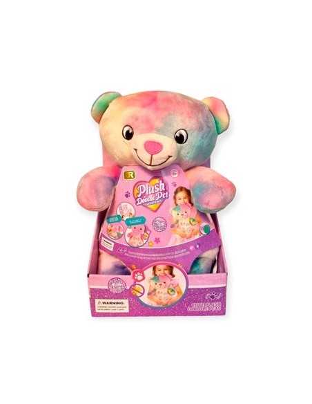 Osito Peluche C/lapicera Led Arcoiris 80267 Amc01