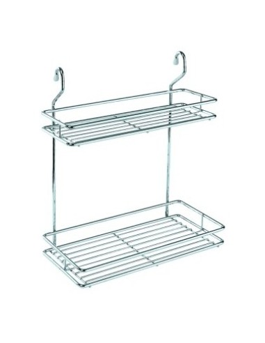 Repisa Cromada 2 Estantes P/barral 1036 Asa01