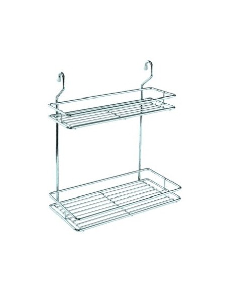Repisa Cromada 2 Estantes P/barral 1036 Asa01