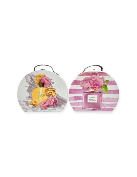 Caja C/manija Cuero 20cm Estampada Gf10132 Ps01
