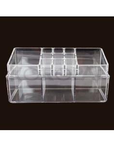 Organizador Acrilico 2 Pisos Make Up 301646 Pcu01