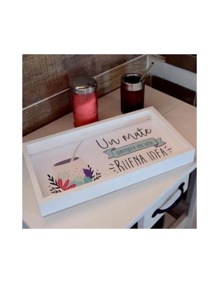 Bandeja 17x35 Madera Matera Deco 6570 Decozu