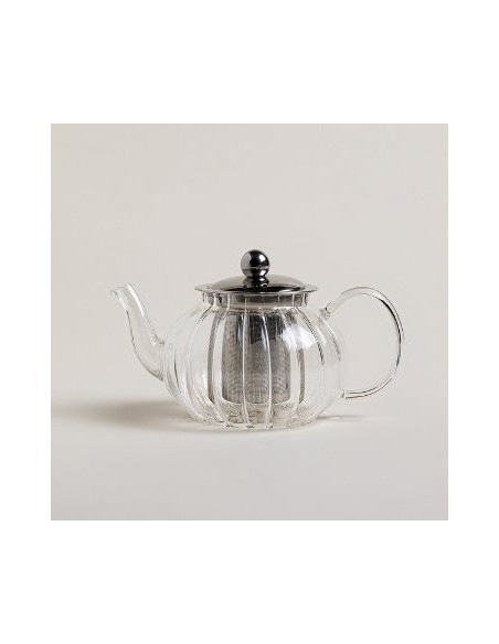 Tetera Vidrio C/infusor Acero 0114257 Mish02