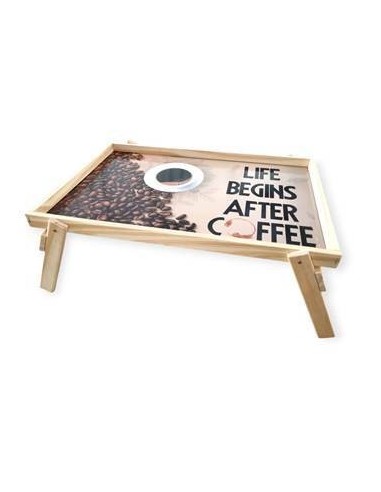 Bandeja De Cama 33x50 Madera Mod. Surt. 543 Tn02