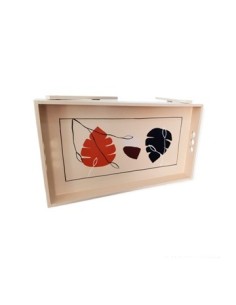 Bandeja 55x31cm C/ Patas P/cama Uni01