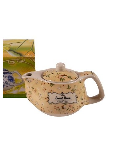 Tetera Porcelana 250cc C/infusor 102058-102023-102012-12022-102057 Dsa01