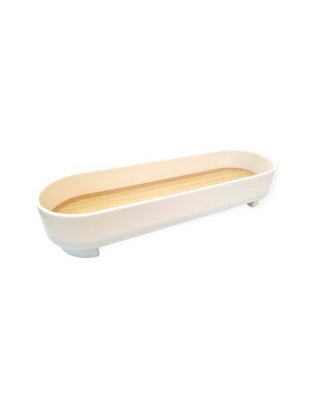 Bandeja 28x9 Melanima C/base Bambu 301485 Pcu01