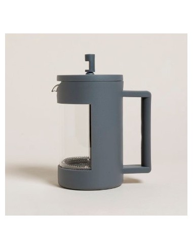 Cafetera 800ml Vidrio Malla Plast. C/embolo En Caja 0410016 Mish02