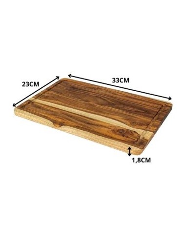Tabla De Cortar Teca Grand 40x26.5x1.8cm 387.006.m00 (b24) Sao01