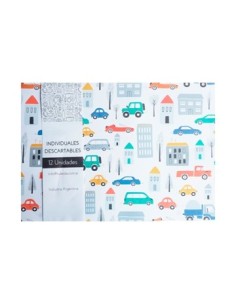 Individual 30x45 Estampado Infantil Surt. X12 Descartable 7275 Decozu