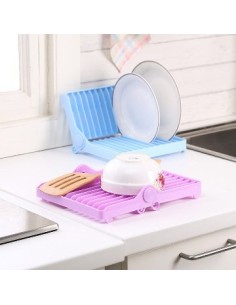 Escurreplatos Plast. Plegable Colores Surt. Rm1-9 Itm01