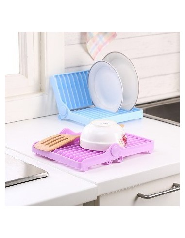 Escurreplatos Plast. Plegable Colores Surt. Rm1-9 Itm01