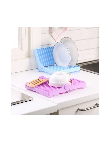 Escurreplatos Plast. Plegable Colores Surt. Rm1-9 Itm01