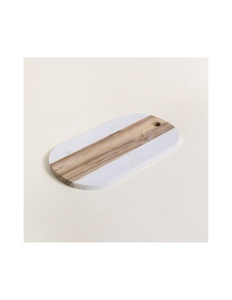 Tabla P/picar 34x19cm Madera-marmol P/quesos 0113820 Mish02