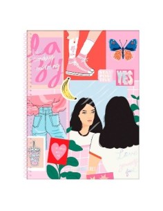 Cuaderno A4 Rayado X 80hj T/semi Rigida Surt.1208165-1208261-1208267- 1208134-1208245-1208244-1208229-1208219-1208207-1208210