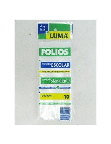 Folio N.3 X10 Unid. Standard Luma 30-05(b:120/12)