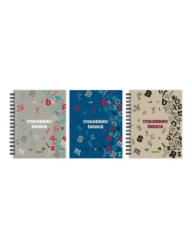Cuaderno Indice 40hj T/f C/e 16x21 5095 Nor-pac (b12)