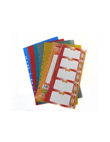 Separador Pvc 150 Micr. 5 Pos. Oficio  Lama 5tba150fc (b:12-1)