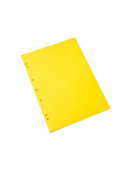 Separador Materia A4 X25 Hj Amarillo 2700 Mil28 (b10)