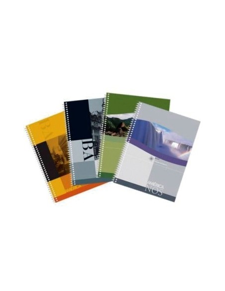 Cuaderno  Univ 80hj T/f Cuad America 153-42 / Mis Apuntes 153-07/653745/653103 Ae01
