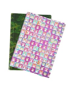 Carpeta A4 3 Solapas C/elast.  Pvc Buho-camuf.-good-dreams Po2a4z 076395-076396 Ibi01 Lama