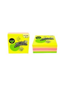 Notas Autoadhesivas 75x75 X320 Fluo Pizzini Na7575320f Pz01