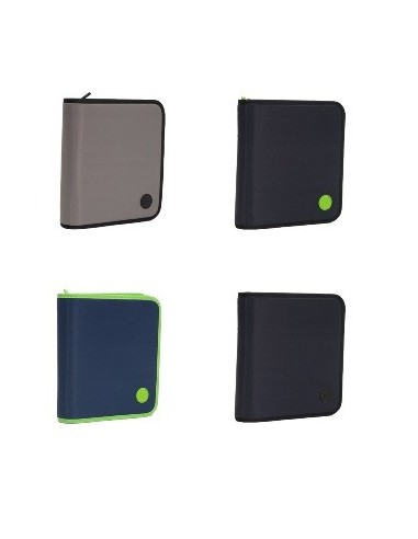 Carpeta 3x40 C/cierre Tela Lisa Color 999688/201288 Fw