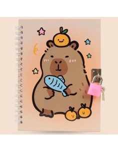 Diario Intimo 13x18 C/ Esp. Capibara Bb20321 Sf01