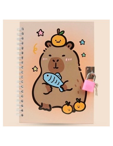 Diario Intimo 13x18 C/ Esp. Capibara Bb20321 Sf01