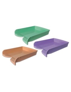 Bandeja Papelera Apilable X 1 Pastel Pizzini 801cr 801ht 801ng  801gr
 801be  801 Pz01