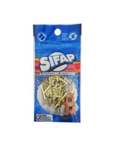 Broches Dorados N.6 X100 Und.caja Sifap 2500600006 (b30)