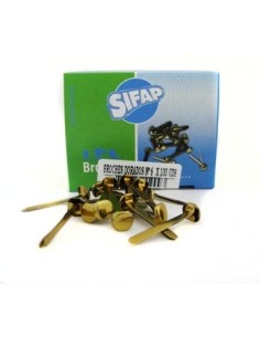 Broches Dorados N.8 X100 Und.caja Sifap 2500600008 (b30)